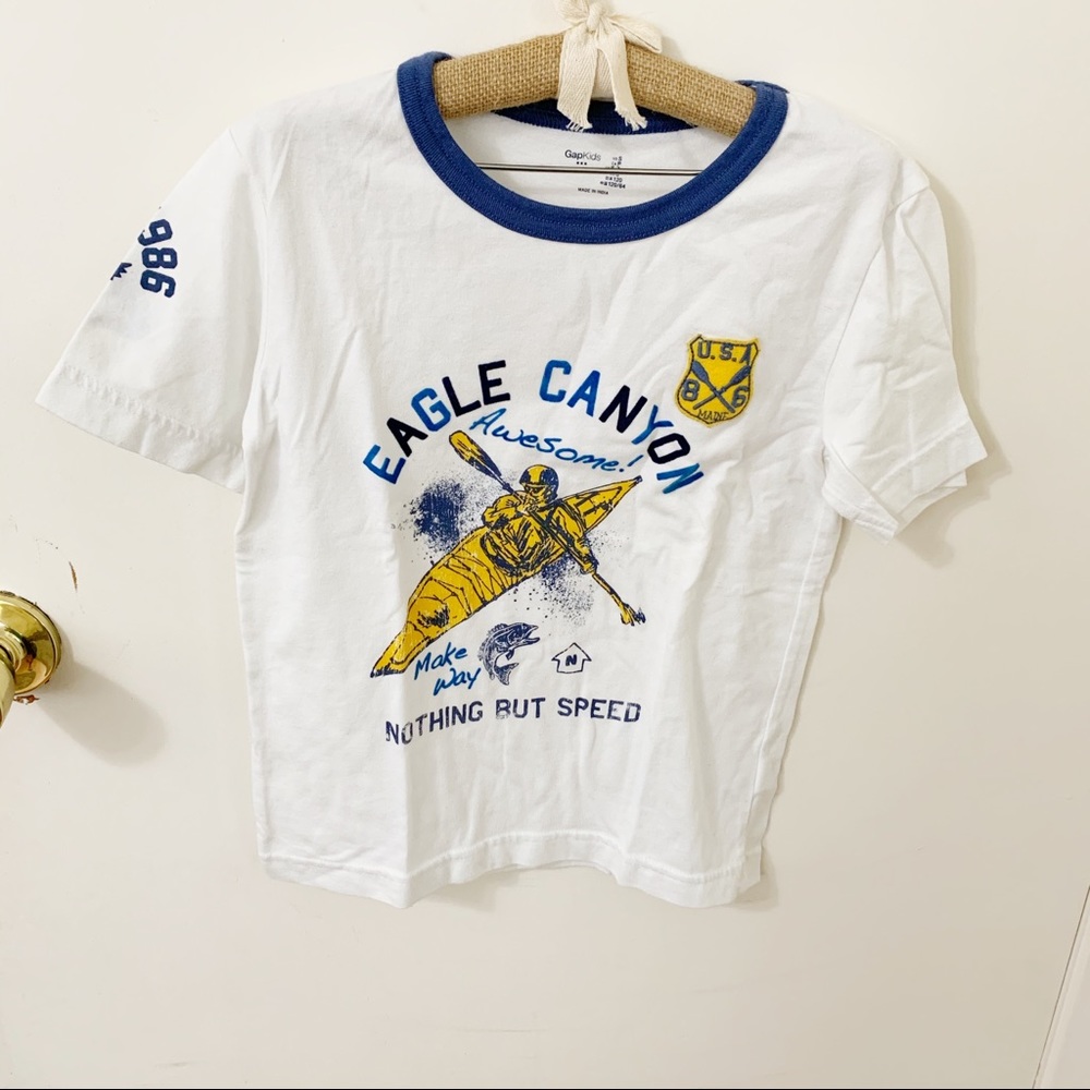 5/$25 Gap kids boys Eagle Canyon tee shirt top S